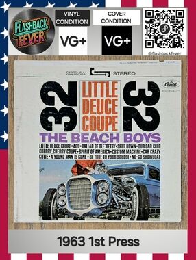 THE BEACH BOYS•Little Deuce Coupe•Oct 21, 1963 US Stereo(#ST 1998)Scranton Press